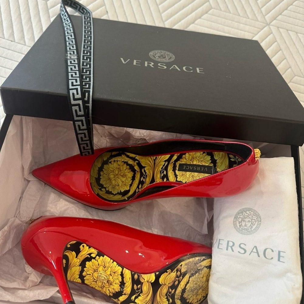 Versace women high heels shoes